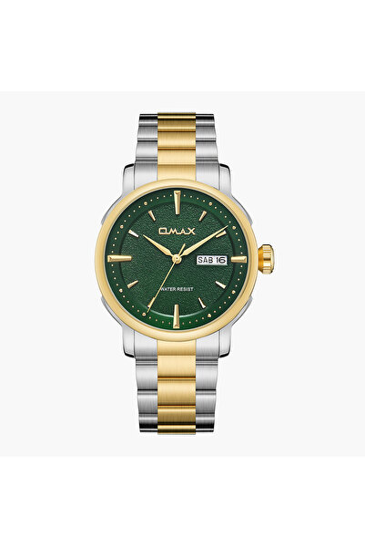 Omax ساعة من الفولاذ المقاوم للصدأ ثنائية اللون