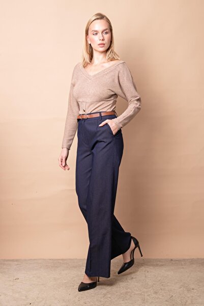 Jument Pantaloni boyfriend pentru femei, ușoare, din denim material elastic c...