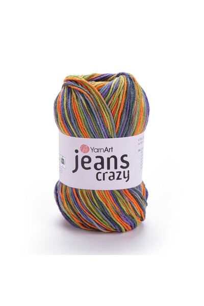 Yarnart Jeans Crazy El Örgü İpliği 50gr 8213 Çok Renkli - 1 ADET