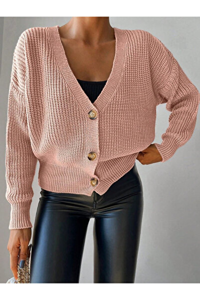 JANES Bluză de damă cu mânecă lungă cu nasturi