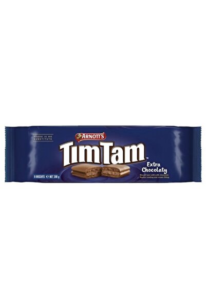 TimTam Arnott’s Tim Tam Extra Chocolaty Biscuits, 200 g