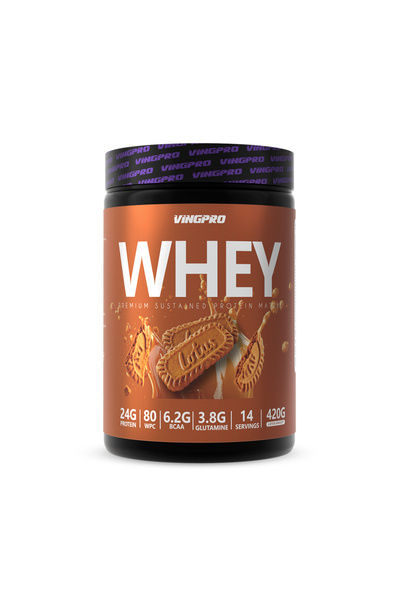 vingpro Whey Protein Pro Wpc80 420Gr 14 Servings Lotus Flavored