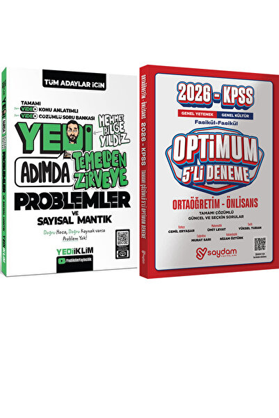 Yediiklim Yayınları YediAdımda Temelden Zirveye Problemler ve Sayısal Mantık ...