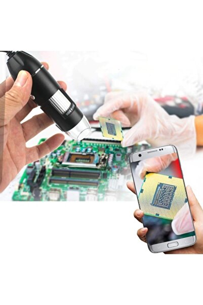 zerzembe Dijital Taşınabilir 1000x 2mp 8 Ledli Usb Mikroskop