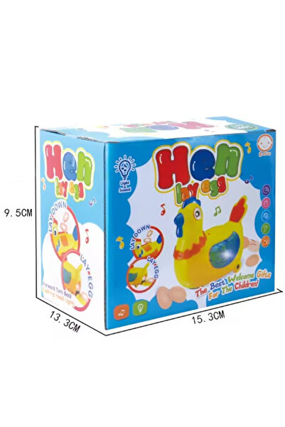 Toybox لعبة دجاجة كهربائية للأطفال، تمشي وتبيض مع أضواء وموسيقى ممتعة