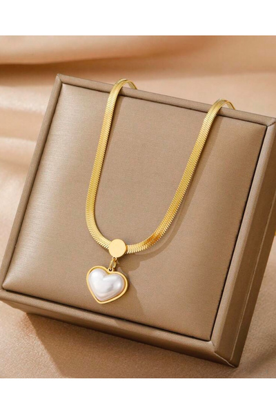 GLOW ACCESSORIES BAE قلادة من الفولاذ المقاوم للصدأ