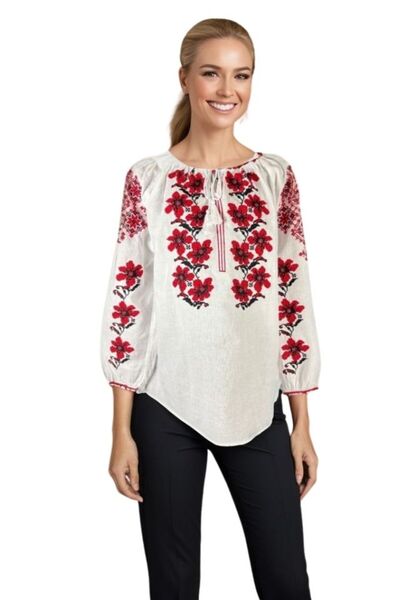 rody's forever Women's blouse DF white/orange size S