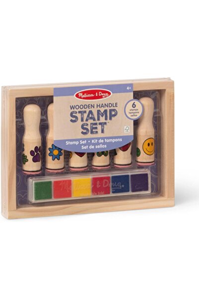 Melissa & Doug مجموعة طوابع "المقبض السعيد"