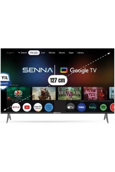 SENNA 50UQ9500F 4K Ultra HD 50" 127 Ekran Uydu Alıcılı Google Smart QLED TV