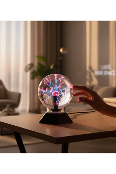 lstri Sevgililer Günü Hediyyesi Tesla Küresi Bobini Plazma Lamba Işık Sihirli...