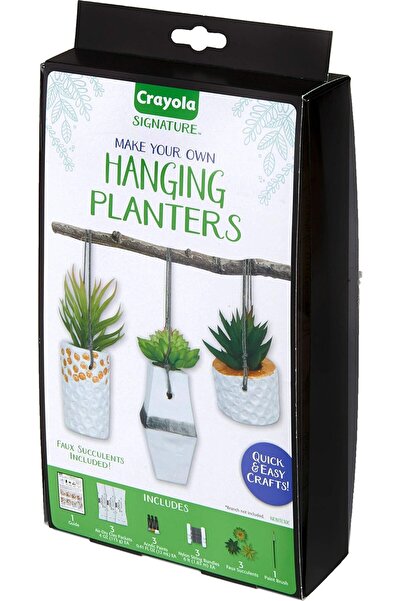 Crayola مجموعة أدوات تركيب أصص النباتات المعلقة