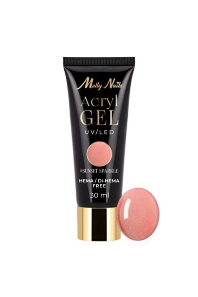 Allepaznokcie Polygel Molly Nails Sunset Sparkle 30 ml Hema Free