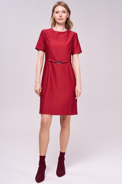 Journey O Yaka-Kemer Aksesuarlı Elbise