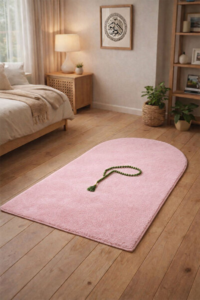 Raschel Carpet Dekoratif Yumuşak Yıkanabilir Diz Ağrıtmaz Kaymaz Taban Seccad...
