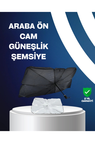 Epilons Parasolar cu blocare a căldurii și a UV-ului – 360 °   Confort cu mân...