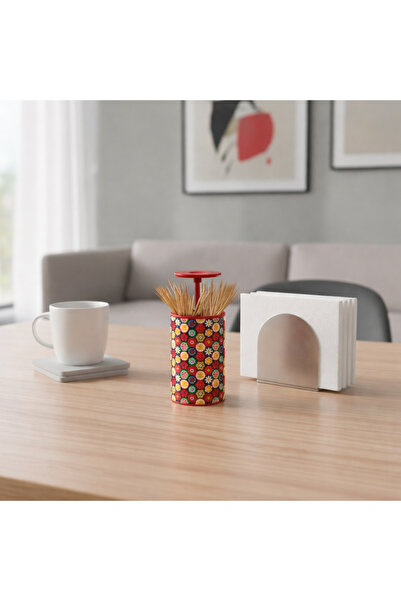 Dania Coffee cup-shaped pressure toothpick holder