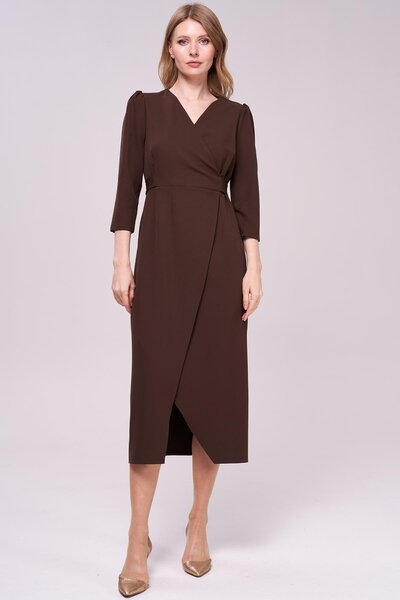 Journey Kruvaze-Uzun Elbise