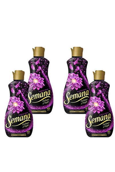 Semana Σετ μαλακτικών ρούχων 4 x Αρώματα νύχτας Purple Rain 1,65 l 75 πλύσεις