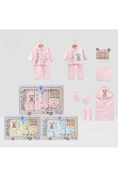 1way طقم هدية مواليد 11 قطعه