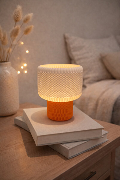 Miolette ColorPop Modern Dekoratif Abajur | Renkli Tasarım Pilli Masa & Komod...