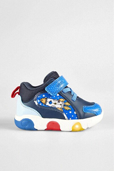 Vicco Rocky Navy Blue Kids Sneakers