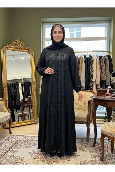 Butik Büyük Beden Krep Ferace