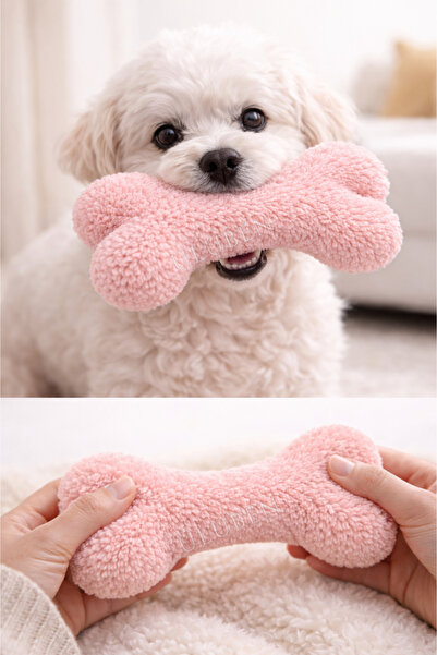 ULUBEN Wellsoft Yumuşak Köpek Kemik Oyuncağı – Taşıma ve Oyun İçin, 16 cm