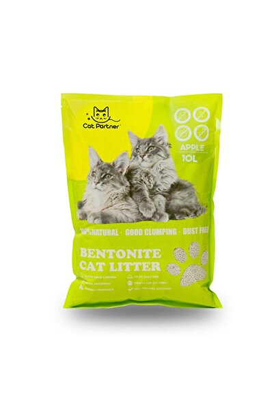 cat partner Bentonite Clumping Litter - 10 L - Green Apple