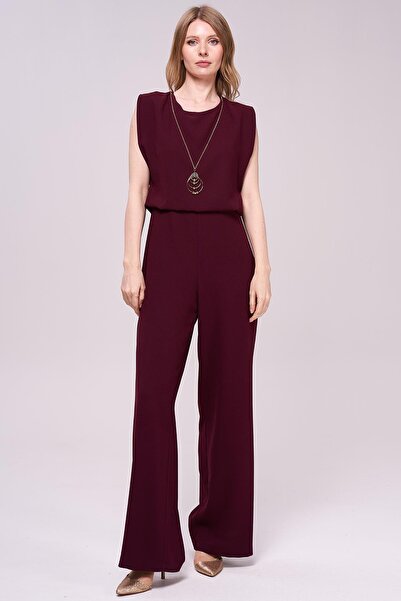 Journey Kolsuz-Arkası Bağcıklı, Kolyeli Krep Tulum