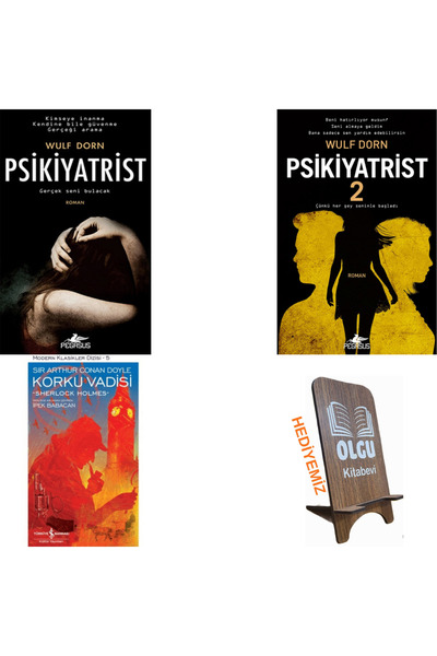 TÜRKİYE İŞ BANKASI KÜLTÜR YAYINLARI Psikiyatrist 1 - 2 / Wulf Dorn (ORJİNALKİ...