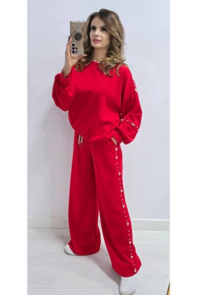 MAXORA SHOP Comfortable and airy set with pearls