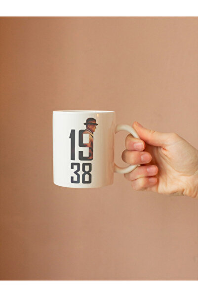 B.A.M BASKI TASARIM 1938 Ataturk Printed Trophy Cup