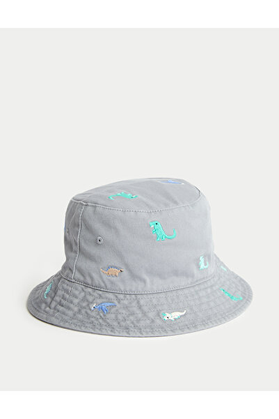Marks & Spencer Çocuklar İçin Nakışlı Kova Güneş Şapkası (1-10 Yaş)