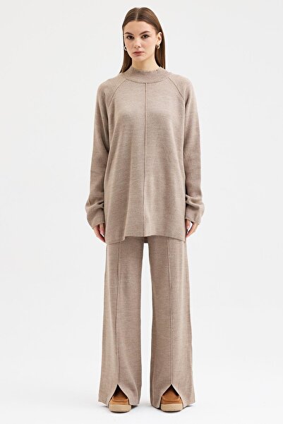 Lijuri Ribbed detail loose knitwear set 10297