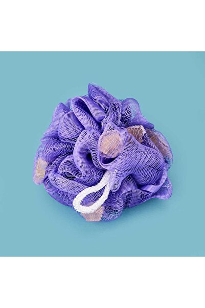 Lioness ليفة استحمام بالكولاجين مع الصابون - بنفسجي
