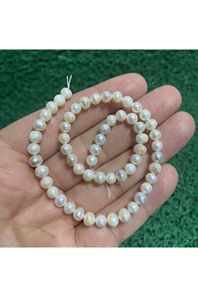 TAŞ UZMANI لؤلؤ باروكي طبيعي غير شكل 5 ملم