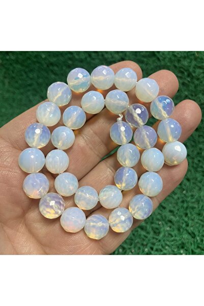 TAŞ UZMANI حجر الأوبال الكروي المصقول 12 مم