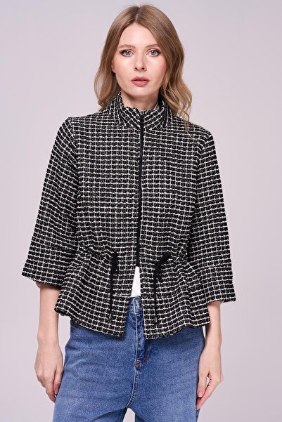 Journey Önden Fermuarlı-Belden Bağcıklı Ceket