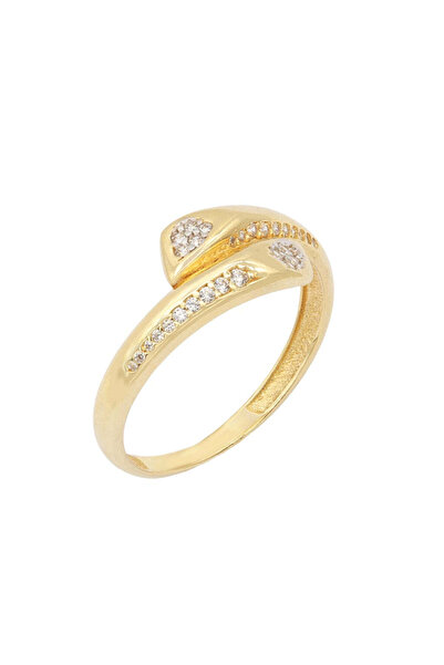 Bijuteria SORELLY 14k Gold Ring with Zirconia Stones size 17