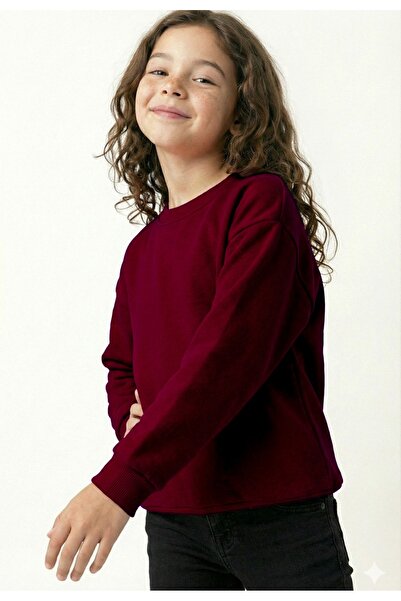 C&C OKULCUNUZ Children's Crew Neck Sweatshirt Collar School Hoodie Thick Fabr...