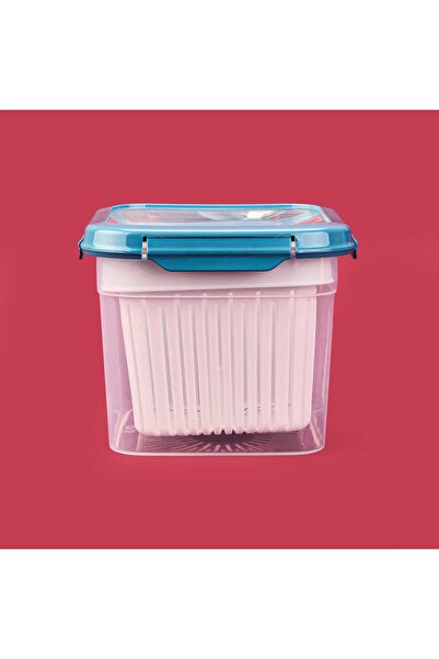MATMEL حاوية تخزين مع مصفاة - أزرق - 1.5 لتر