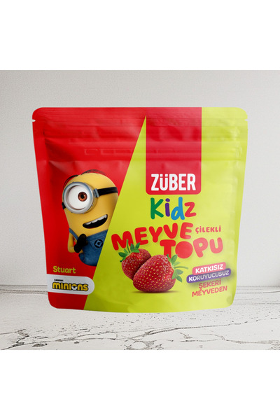 Züber Kidz Çilekli Meyve Küpü 42 g