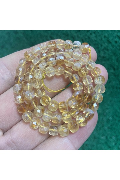 TAŞ UZMANI حجر سيترين مكعب 6 ملم