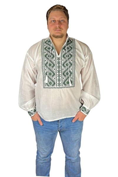 rody's forever Ανδρική Μπλούζα CP26 λευκό κρυστάλλινο/ελιά, μέγεθος 3XL