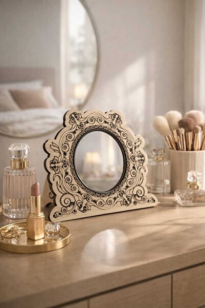 M.ART DEKORASYON Masa üstü dekoratif makyaj aynası