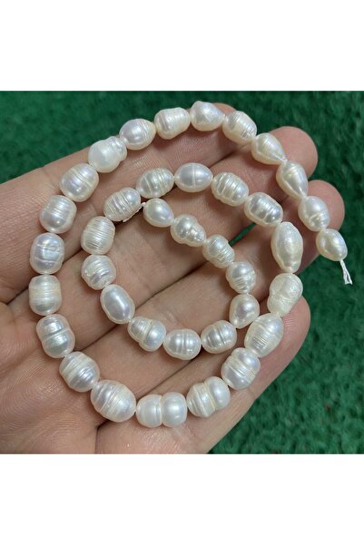 TAŞ UZMANI لؤلؤ طبيعي باروكي 7 ملم