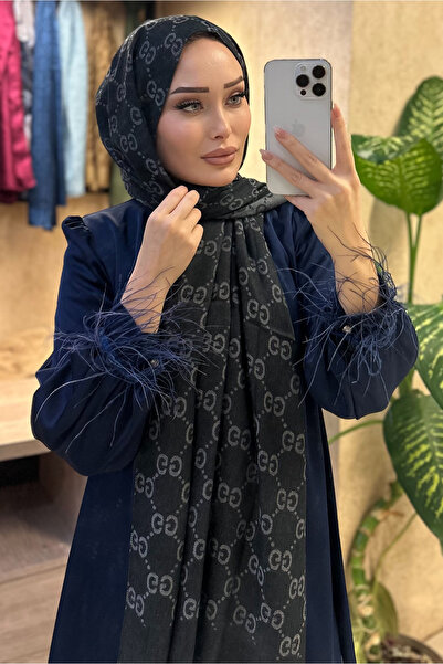 CUOCA LOUNGE GC Desen Yerli Pamuk İpek Şal