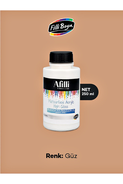 Filli Boya Afilli Multisurface Acrylic Silk -250ml/ Metal, , Seramik, Taş, Pv...