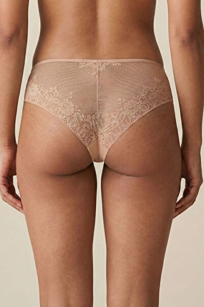 Vanilya Secret Skin Color Luxury Laser Cut No Trace Lace Back Women's Slip Pa...