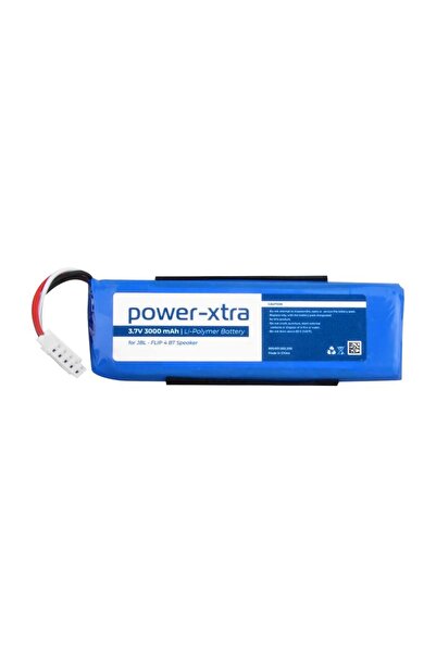 POWER-XTRA - JBL - FLIP 4 BT Hoparlör Bataryası - 3.7V 3000mAh Li-Po Batarya